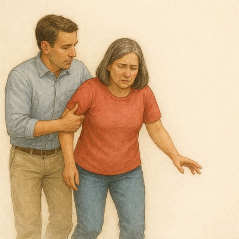 Mujer de 48 años con trastorno de la marcha